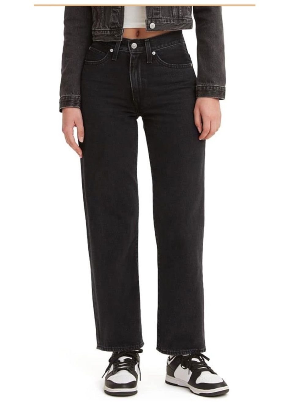 Levi’s Women’s 94 Baggy Jeans Black Stonewash NWT
